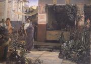 Alma-Tadema, Sir Lawrence The Flower Market (mk23) china oil painting reproduction